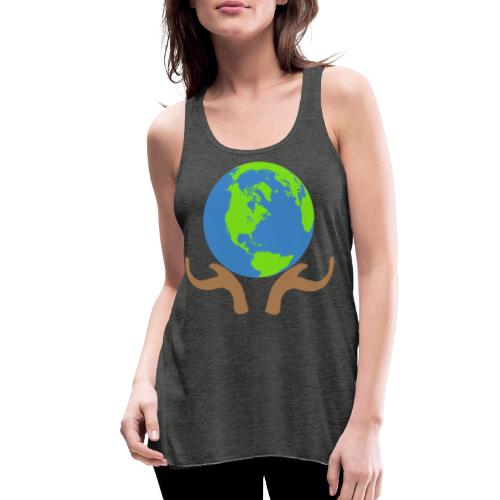 Earth Care - Women's Flowy Tank Top by Bella
