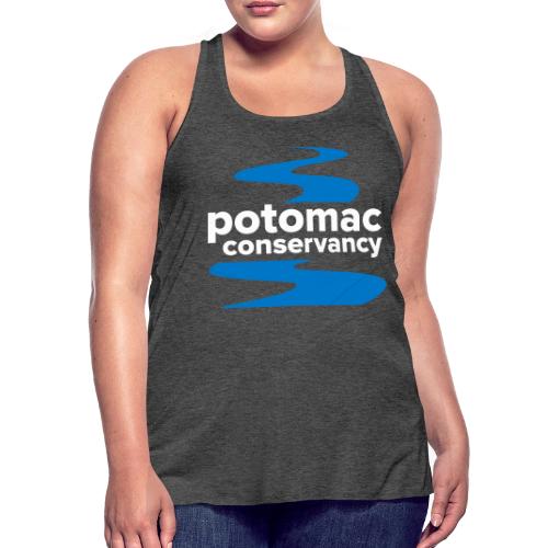 Potomac Conservancy - Two color logo - Women's Flowy Tank Top by Bella