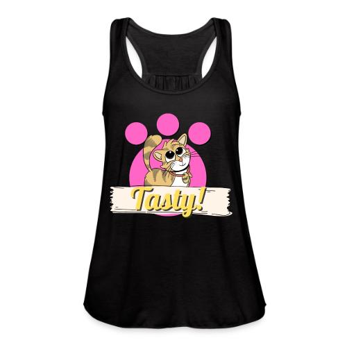 TomoTees Tasty - Women's Flowy Tank Top by Bella