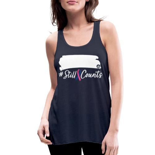 Your Baby #StillCounts (Customizable!) - Women's Flowy Tank Top by Bella