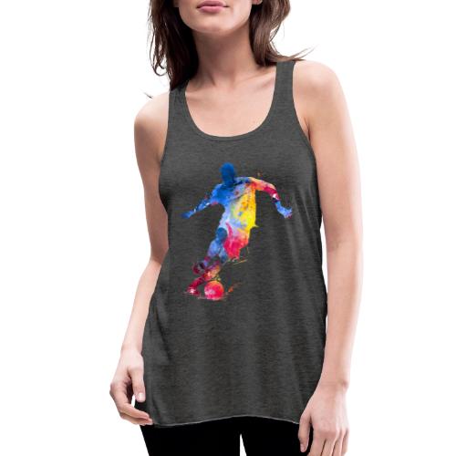 Soccer: Splash Kick - Women's Flowy Tank Top by Bella