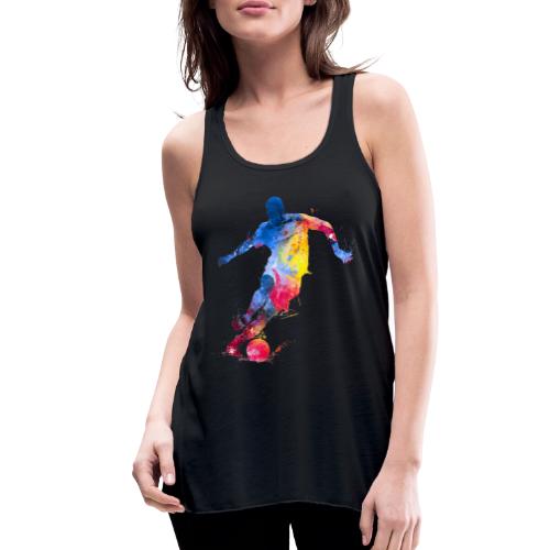 Soccer: Splash Kick - Women's Flowy Tank Top by Bella