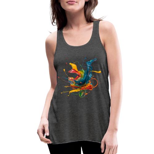 Chromatic Flow - Women's Flowy Tank Top by Bella