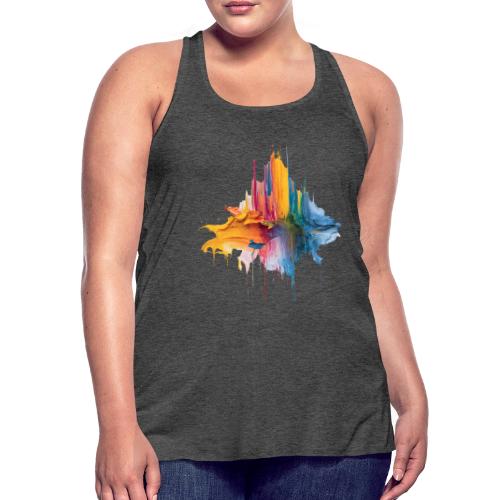 Impasto Spectrum - Women's Flowy Tank Top by Bella