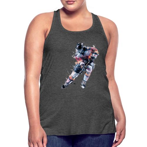 Hockey: Frozen Motion - Women's Flowy Tank Top by Bella