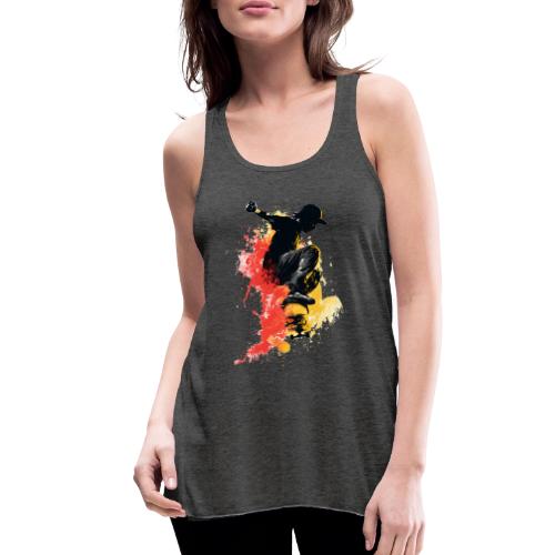 Skateboarding: Splash of Motion - Women's Flowy Tank Top by Bella