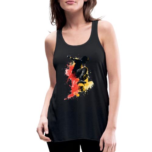 Skateboarding: Splash of Motion - Women's Flowy Tank Top by Bella