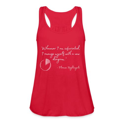 Revenge with a Diagram (Dark) - Women's Flowy Tank Top by Bella