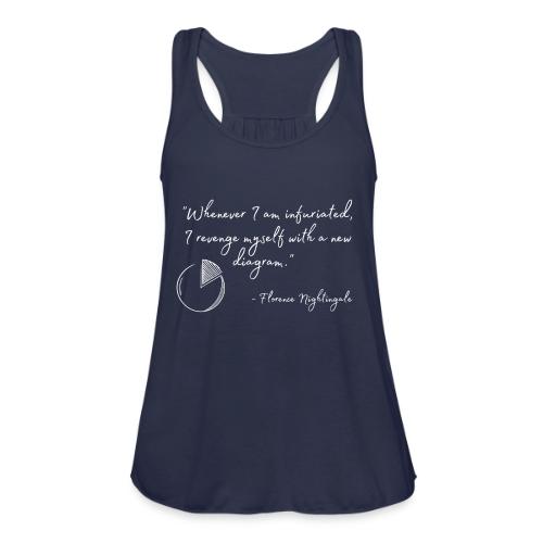 Revenge with a Diagram (Dark) - Women's Flowy Tank Top by Bella