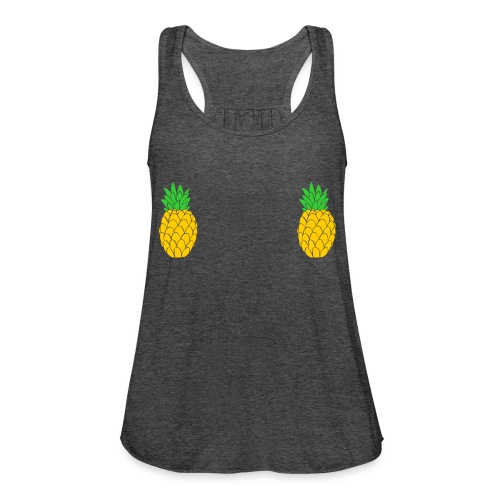 Pineapple nipple shirt - Women's Flowy Tank Top by Bella