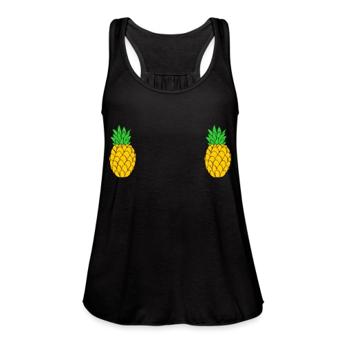Pineapple nipple shirt - Women's Flowy Tank Top by Bella