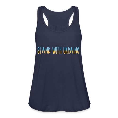 Stand With Ukraine - Women's Flowy Tank Top by Bella