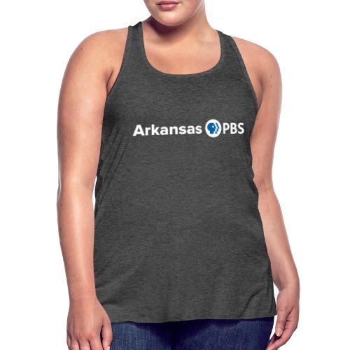 Arkansas PBS Logo WHITE - Women's Flowy Tank Top by Bella