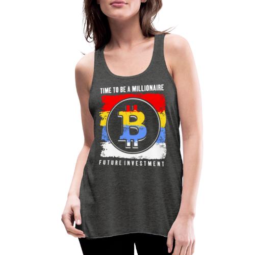BITCOIN SHIRT STYLE Shortcuts - The Easy Way - Women's Flowy Tank Top by Bella