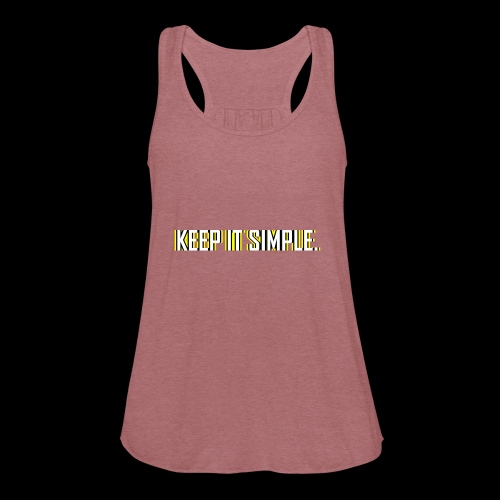 Keep It Simple - Women's Flowy Tank Top by Bella
