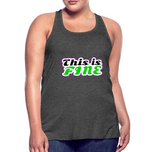 This Is Fine Balance - Women's Flowy Tank Top by Bella
