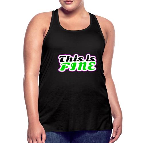 This Is Fine Balance - Women's Flowy Tank Top by Bella