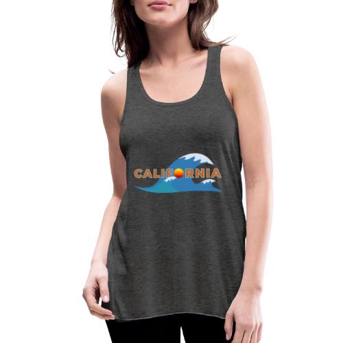 Blue Wave California - Women's Flowy Tank Top by Bella