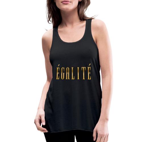 Égalité Dorée - Women's Flowy Tank Top by Bella