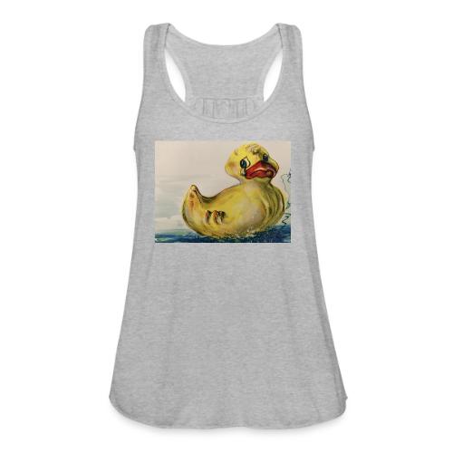 duck tears - Women's Flowy Tank Top by Bella