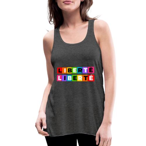 Freedom in colour - Women's Flowy Tank Top by Bella