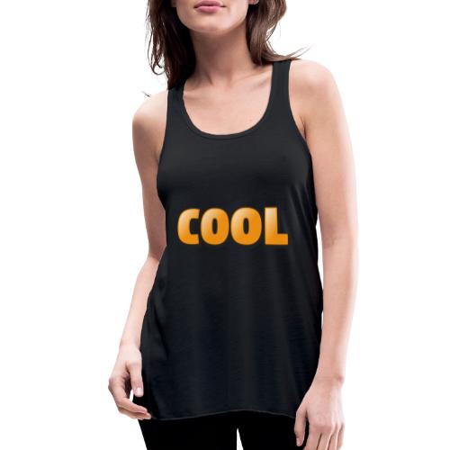 Cool 3D Word Design – Bold Chill Style - Women's Flowy Tank Top by Bella