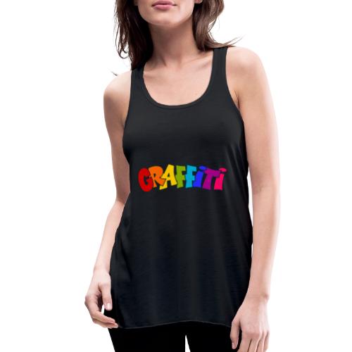 Graffiti - Women's Flowy Tank Top by Bella