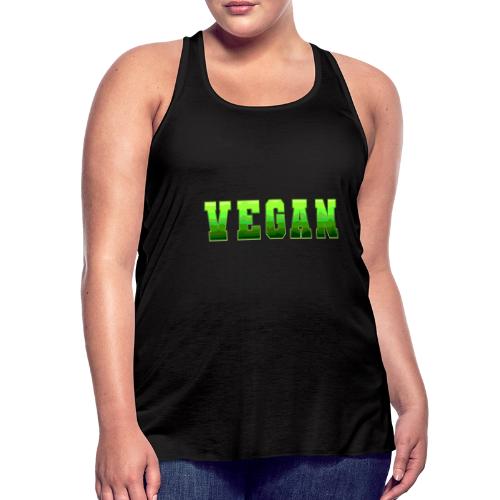 Green Wave Vegan - Women's Flowy Tank Top by Bella