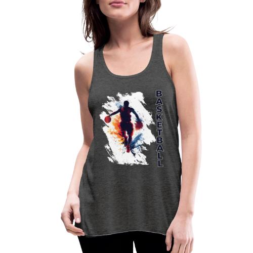 Basketball Hustle - Women's Flowy Tank Top by Bella