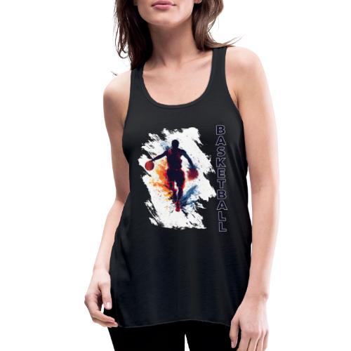 Basketball Hustle - Women's Flowy Tank Top by Bella