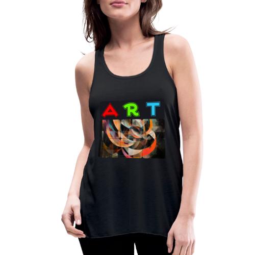 Fragments of Art - Women's Flowy Tank Top by Bella
