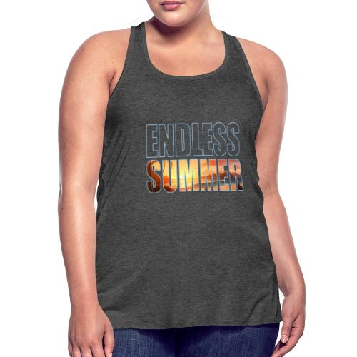 Golden Summer Vibes - Women's Flowy Tank Top by Bella