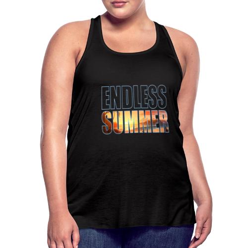 Golden Summer Vibes - Women's Flowy Tank Top by Bella