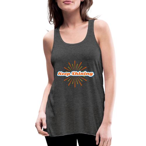 Keep Shining: Radiant Energy Design - Women's Flowy Tank Top by Bella