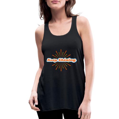 Keep Shining: Radiant Energy Design - Women's Flowy Tank Top by Bella
