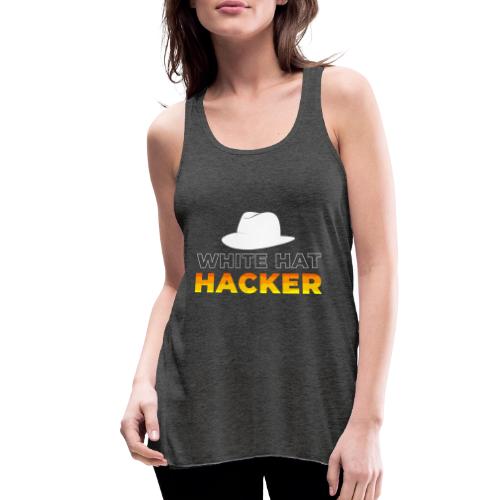 White Hat Hacker - Women's Flowy Tank Top by Bella