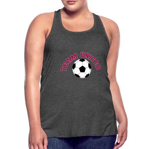 Team United Soccer Ball Sports Design - Women's Flowy Tank Top by Bella