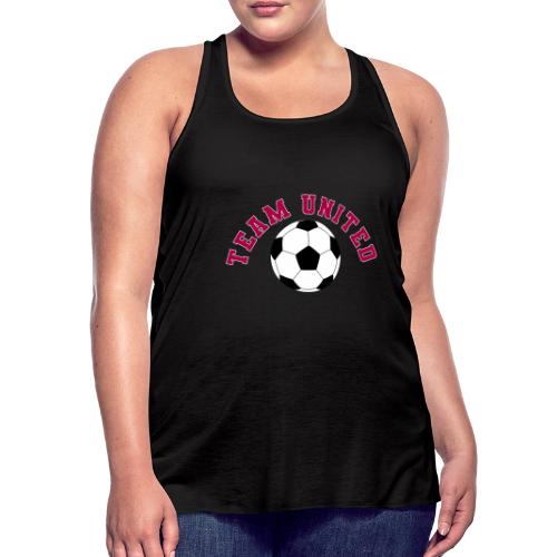 Team United Soccer Ball Sports Design - Women's Flowy Tank Top by Bella
