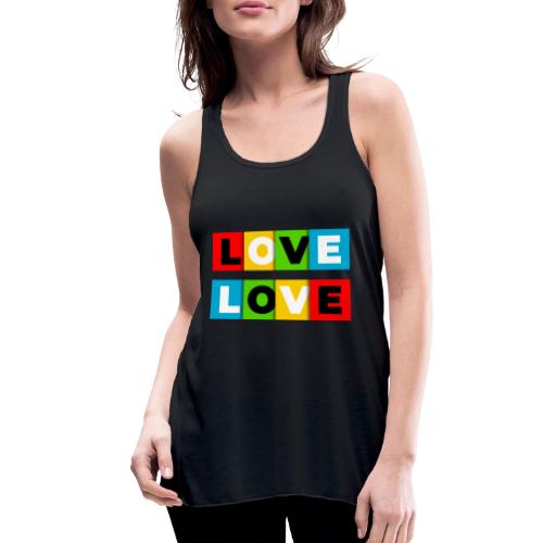 Love in Color - Women's Flowy Tank Top by Bella