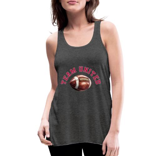 Team United American Football Design - Women's Flowy Tank Top by Bella
