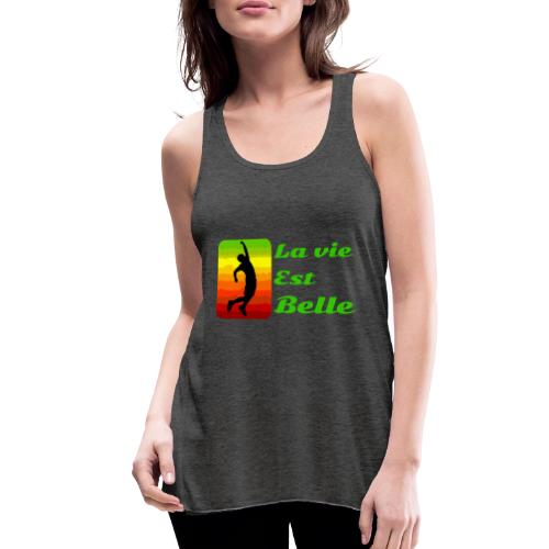 La vie est belle - Women's Flowy Tank Top by Bella