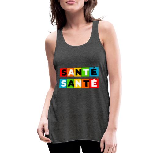 Santé en couleurs - Women's Flowy Tank Top by Bella