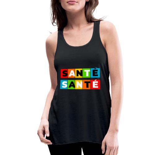 Santé en couleurs - Women's Flowy Tank Top by Bella