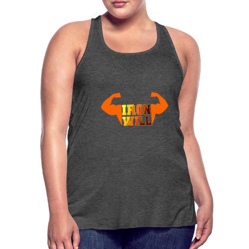 Bodybuilding: Iron Will Power - Women's Flowy Tank Top by Bella