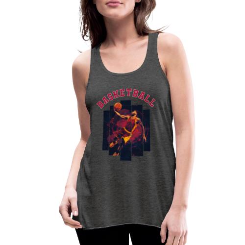 Basketball Spirit - Women's Flowy Tank Top by Bella