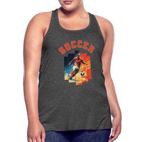 Soccer Spirit - Women's Flowy Tank Top by Bella