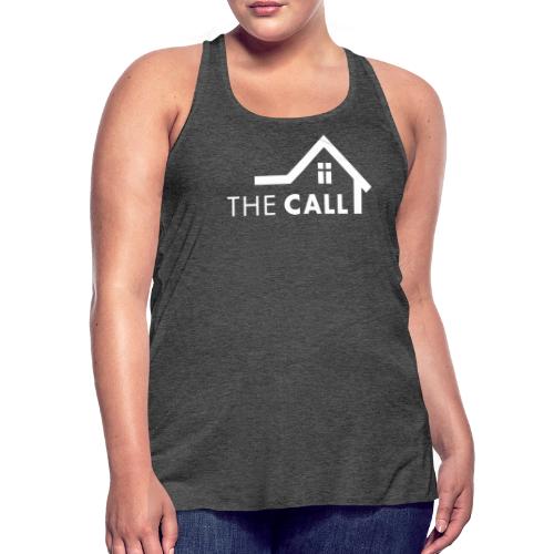 The CALL Logo White - Women's Flowy Tank Top by Bella