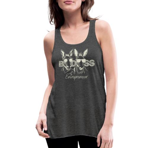Bad Ass Entrepreneur Duo Light - Women's Flowy Tank Top by Bella