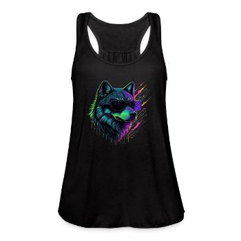 wolf style - Women's Flowy Tank Top by Bella -  - Front - Julia (174cm)