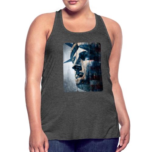 USA: Urban Liberty Triptych - Women's Flowy Tank Top by Bella